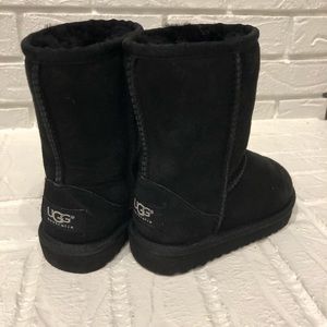 Girls UGG black boots size 10